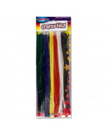 Crafty Bitz 12" Pipe Cleaners Stems - Vivid Chenille Pkt.42