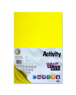 Premier Activity A4 160gsm Card 50 Lemon Yellow