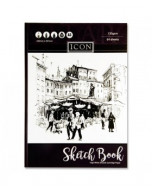 Icon A3 135gsm Hardcover Sketch Book 64 Sheets 