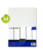 Icon Pkt.15 A4 220gsm Craft Card - White 