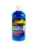 Icon Poster Paint 500ml - Cyan Blue