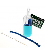 Green Line Collapsible Straw  Navy