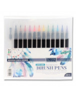 Icon Watercolor Brush Pens With Water Brush Pkt.12 