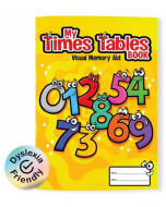 My Times Table Book Visual Memory Aid (Yellow Paper)