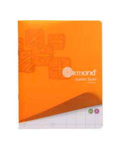 Ormond 40pg Durable Cover 20mm Sq Junior Sum Copy Pack of 20