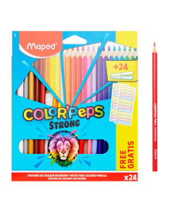 Maped Color'peps Pkt.24 Colour Pencils & Labels