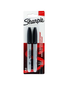 Sharpie Black Permanent Markers Twin Pack