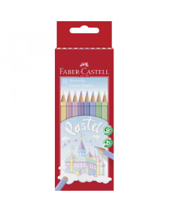 Faber Castell Pastel Colouring Pencils Pkt.10