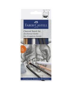 Faber Castell Charcoal Sketch Set 7Pce