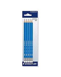 Staedtler Norica Rubber Tipped HB Pencils 5Pk