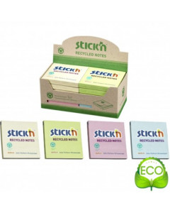 Stickn Recycled  Adhesive Notes 76 x 76 mm