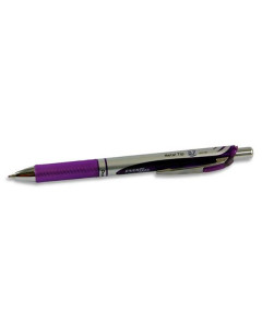 Pentel Energel Retractable Gel Pen - Purple 0.7mm