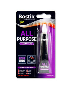 Bostik 20ml All Purpose Adhesive Glue Carded