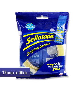 Sellotape 18X66MM Original Golden Tape