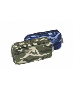 Camouflage Double Zip Pencil Case