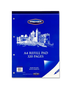 Premier A4 Refill Pad 320Pg Top Opening