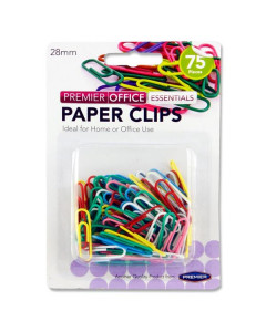 Premier 75 28MM Coloured Paper Clips