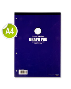 Student Solutions A4 Graph Pad 80 Sheets