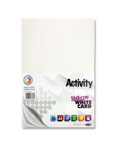 Premier Activity A3 160gsm Card 50 Sheets White
