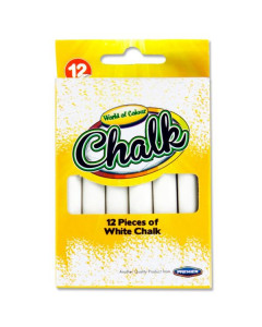 White Chalk Box of 12 World of Colour