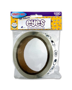Crafty Bitz Roll 1000 Stickers - Eyes