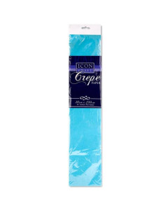 Icon Craft 50x250cm 17gsm Crepe Paper - Baby Blue 