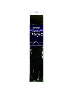 Icon Craft 50x250cm 17gsm Crepe Paper -Black