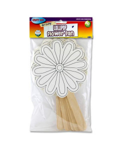 Crafty Bitz Pkt.10 - Lollipop Flower Fans