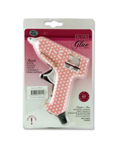 Icon Craft Glue Gun Polka Dot Pink