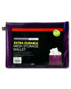 Premier A4+ Extra Durable Mesh Wallet Grape Juice (Purple)