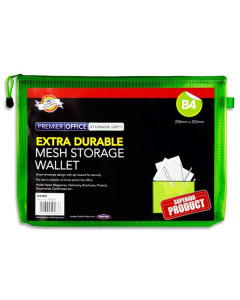 Premier B4 Extra Durable Mesh Wallet Green