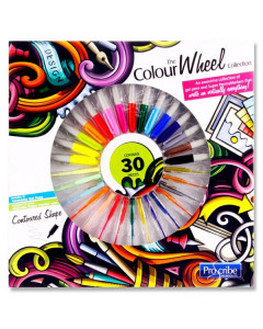 Proscribe Box 30 Colour Wheel Markers 