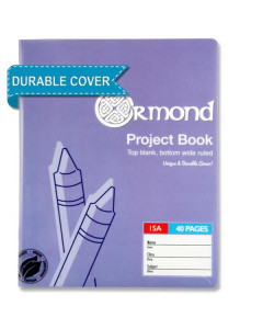 Ormond 40pg Project 15a Durable Cover Copy Book