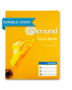 Ormond 40pg Durable Cover Blank Copy Book 