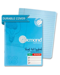 Ormond A11 88Pg Blue Visual Memory Aid Durable Cover Copy Book Pack of 5
