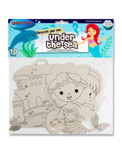 Crafty Bitz Pkt.10Paper  Cut Outs - Under The Sea