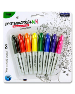 Pro:scribe 8 Mini Permanent Markers
