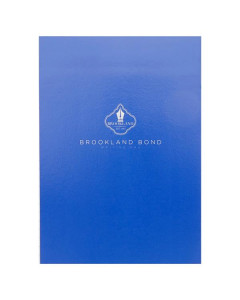 Brookland Bond A5 Writing Pad 100 Sheets - White Ruled 