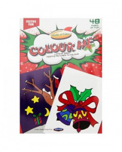 World of Colour Festive Fun Christmas Colouring Book A4 48pg