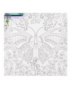 Icon 300X300mm Colour My Canvas - Fly Butterfly