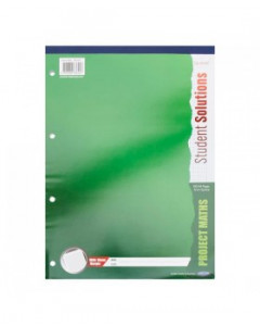 Student Solutions A4 160pg 5mm Sq Project Maths Refill Pad 