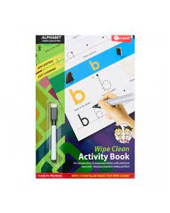 Wipe Clean Activity Book - Alphabet Lower Case Letters Ormond