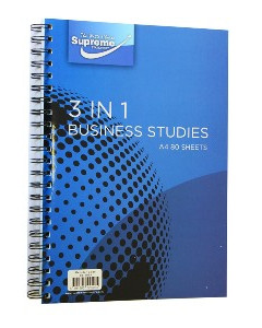Supreme Business Studies 3 In 1 Record Book