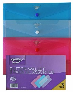 DL Size Button Wallet 