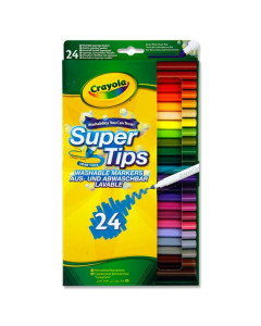 Crayola Supertips 24 Pk Markers