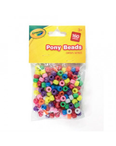Crayola Pony Beads  Assorted 100 Pieces