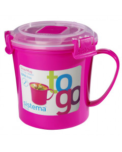  Sistema To Go Microwave Soup Mug - 656 ml - Pink , Purple or Orange Supplied