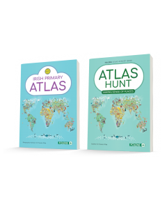 Philips Irish Primary Atlas 2021 Folens Pack (Textbook and Hunt)