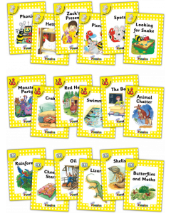 Jolly Phonics Readers, Complete Set Yellow Level 2 (pack of 18) JL911