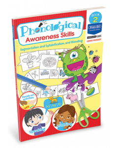  Phonological Awareness Skills Book 2  - Segmentation and Syllabification, and Blending